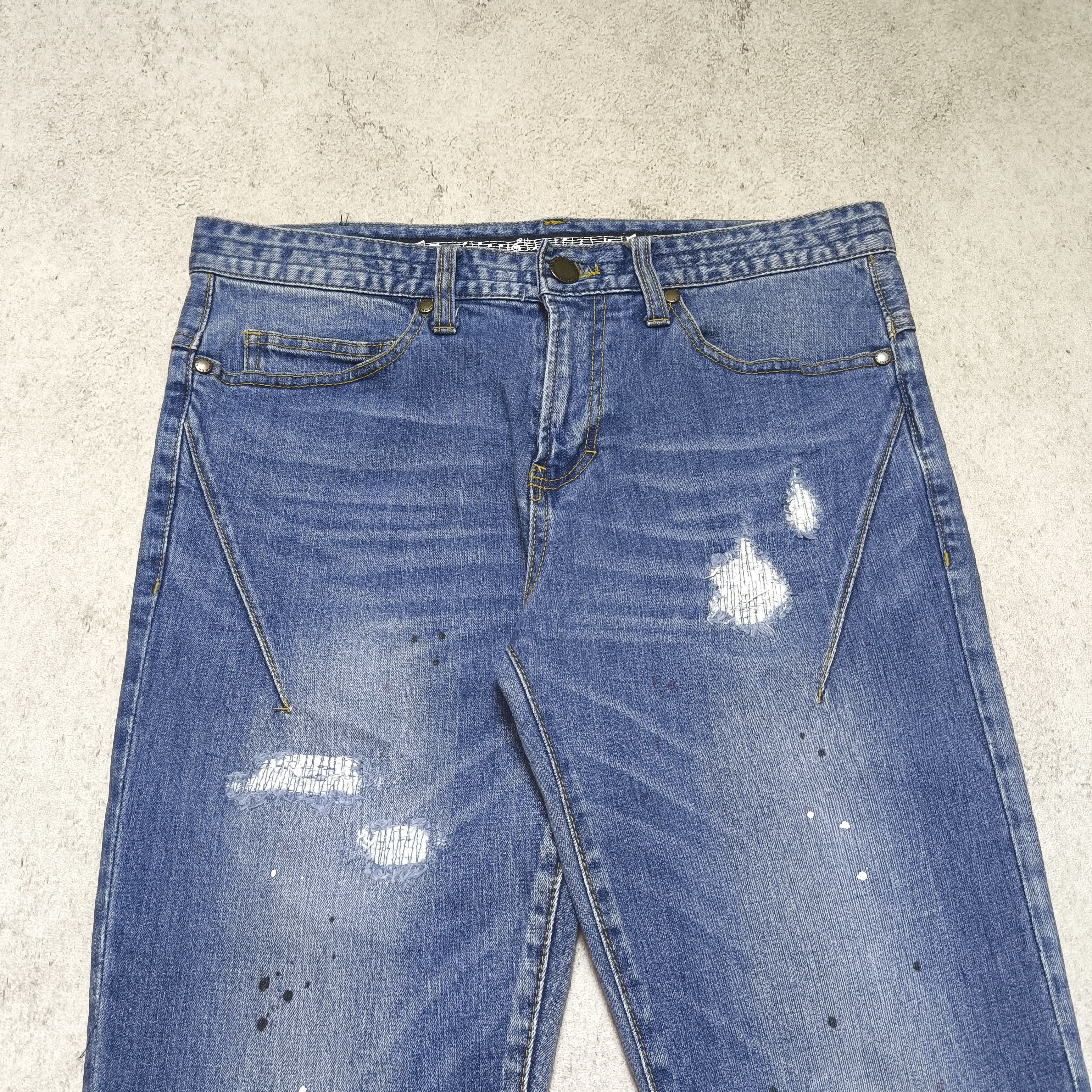 Number (N)ine Number Nine x Loveless Guild Prime Denim Pants Size US 30 / EU 46 - 5 Thumbnail