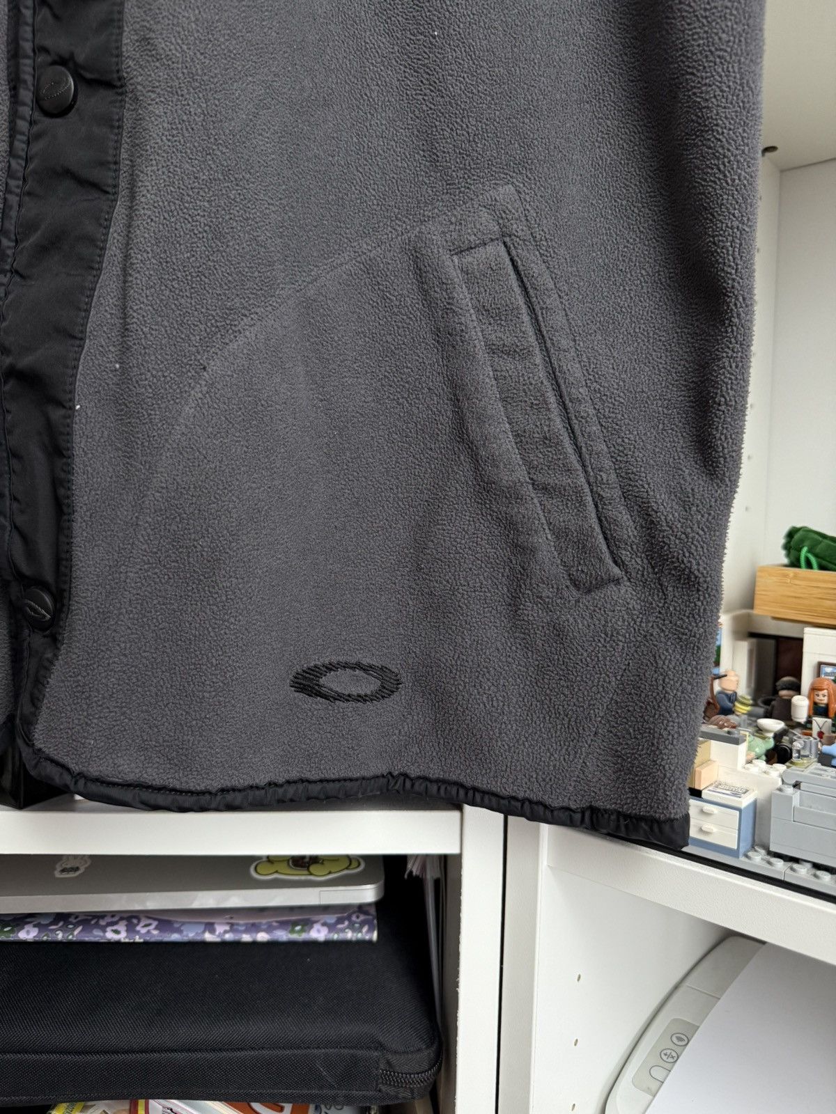 Oakley × Vintage Vintage 90s Oakley Software fleece vest XL gorpcore skate Size US XL / EU 56 / 4 - 3 Thumbnail