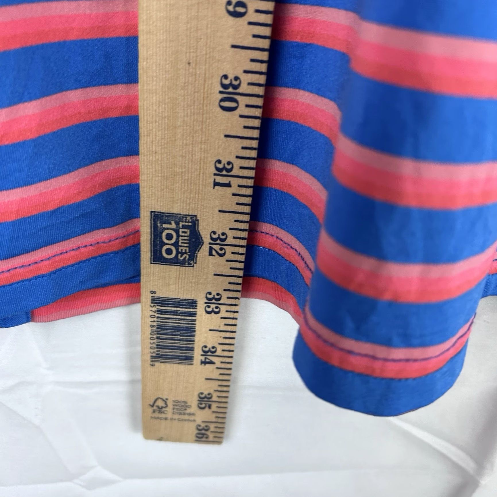 Southern Tide Southern Tide Polo Shirt Men’s XL Meridian Blue T3 Tide To Trail Striped Short Sleeve Pullover Collared Logo Blended Fabric Regular Size US XL / EU 56 / 4 - 6 Thumbnail