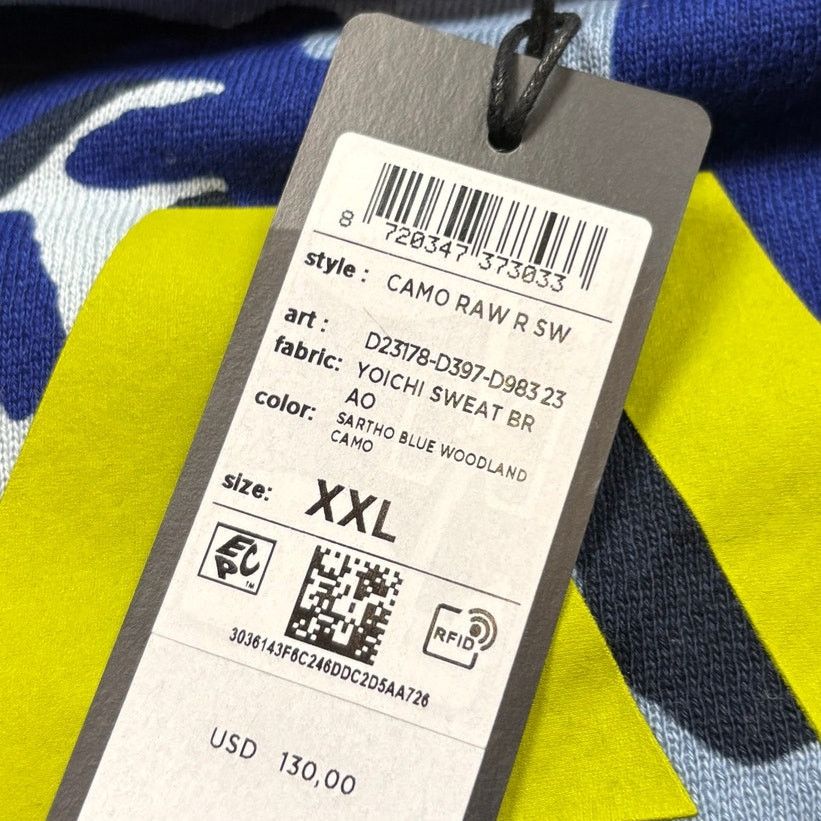 G-Star NWT G-Star Raw Camo Raw Yoichi Crew Sweatshirt Men's 2XL Size US XXL / EU 58 / 5 - 5 Thumbnail