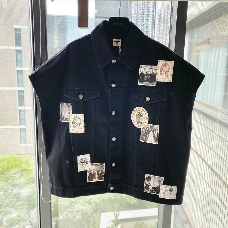 Dior Dior Patched Denim Button Up Shirt Size 38 Size S / US 4 / IT 40 - 1 Thumbnail