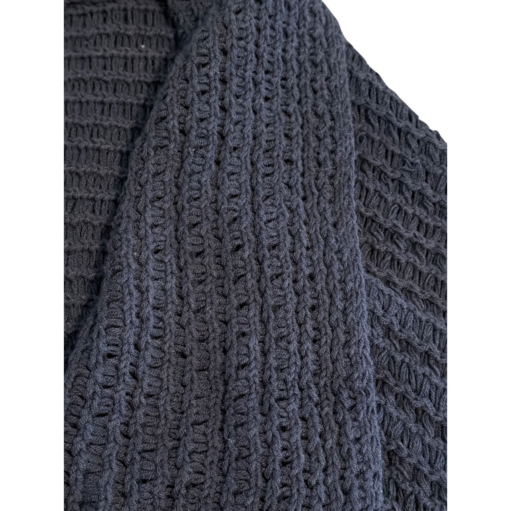 Soft Surroundings Soft Surroundings Navy Blue Open Front Knit Cardigan Sweater Size XL / US 12-14 / IT 48-50 - 3 Thumbnail