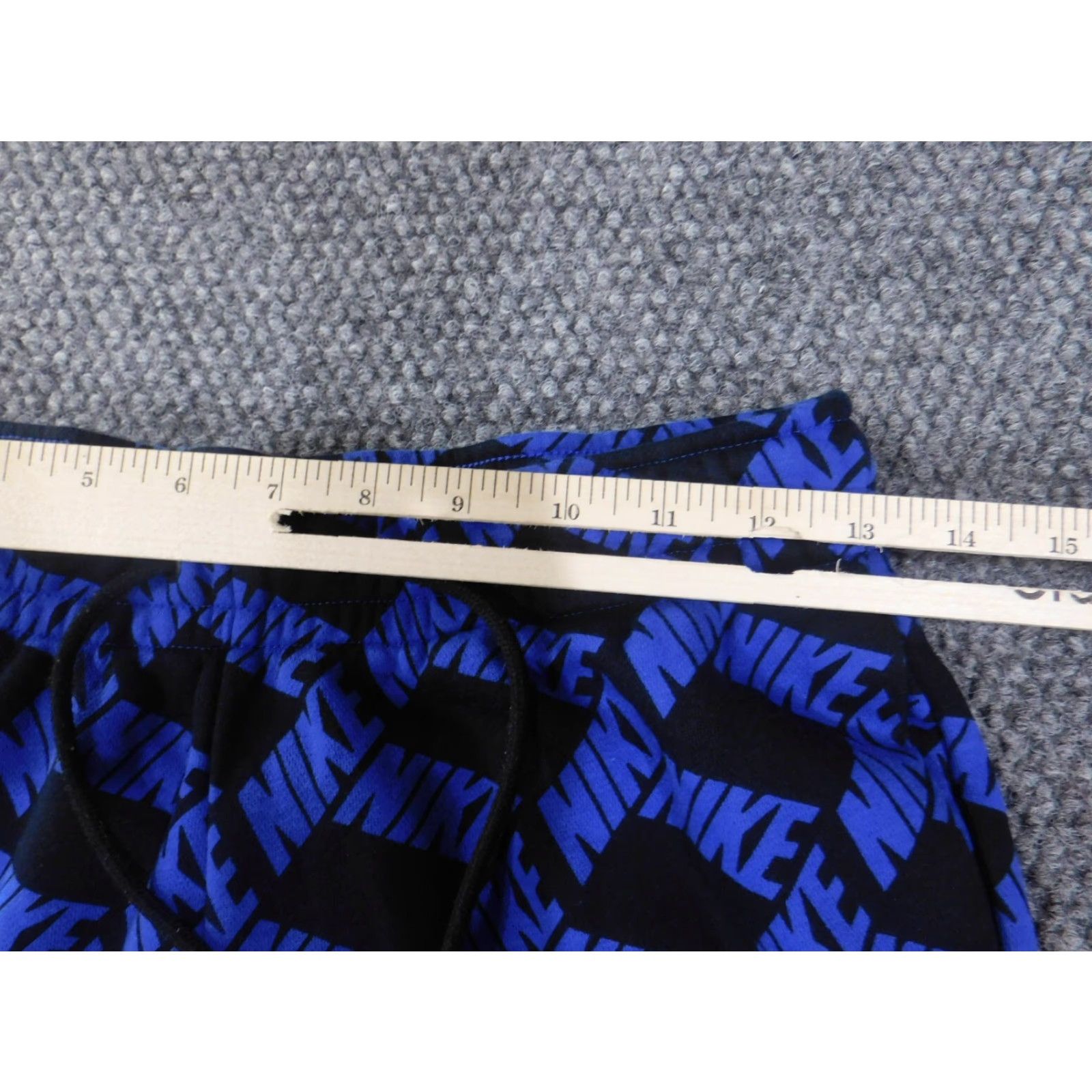 Nike Nike Sweatpants Women S Blue Stretch All Over Print Active Performance Gym & Training Womens Size 26" / US 2 / IT 38 - 5 Thumbnail