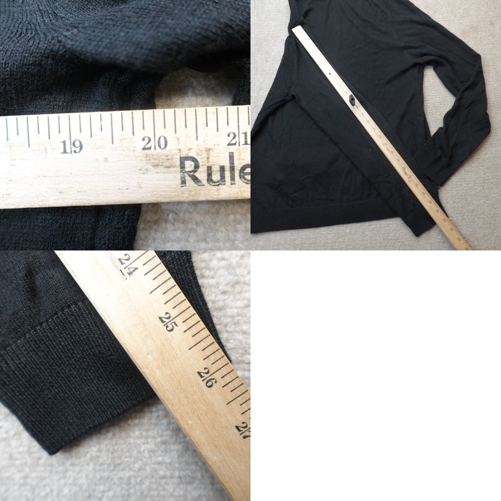Ted Baker Ted Baker Sweater Cardigan Medium Black Wool Blend Button Front Knit Cardi Mens Regular Winter Spring Fall Size US M / EU 48-50 / 2 - 8 Thumbnail