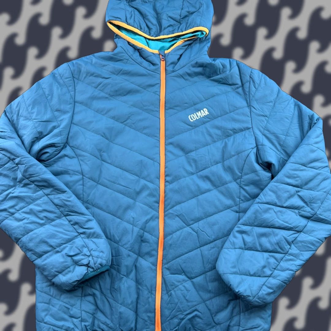 Colmar COLMAR Mens Puffer Jacket Hooded Down Size 50 Blue Full Zip Regular Size US M / EU 48-50 / 2 - 1 Thumbnail