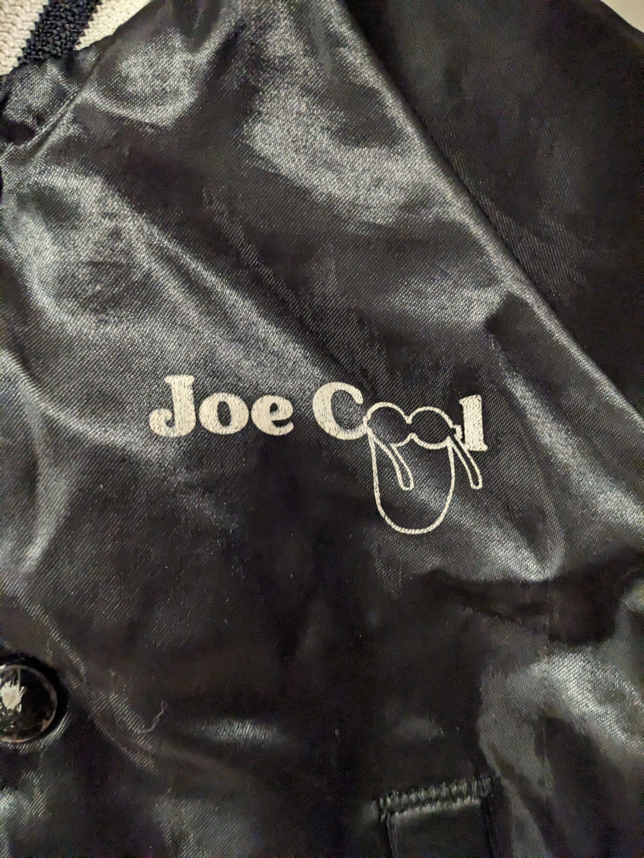 Peanuts × Vintage Vintage 1971 Snoopy Joe Cool Peanuts Black 2T Satin jacket Size US M / EU 48-50 / 2 - 10 Thumbnail