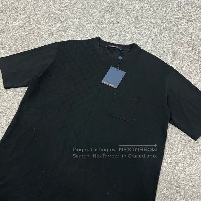 Louis Vuitton Louis Vuitton Checker Pocket Short Sleeve T-Shirt Size US XL / EU 56 / 4 - 3 Thumbnail