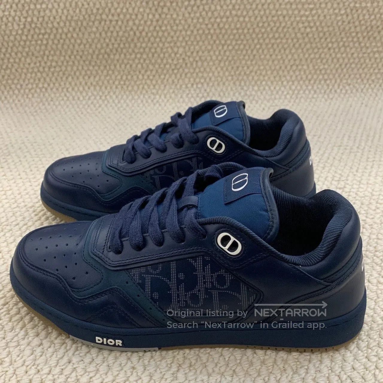 Dior dior b27 low-top sneakers in navy blue. Size US 7.5 / EU 40-41 - 1 Thumbnail