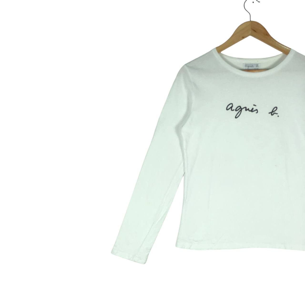 Designer × agnes b. Agnes B. Long Sleeve T-Shirt Size XS / US 0-2 / IT 36-38 - 3 Thumbnail