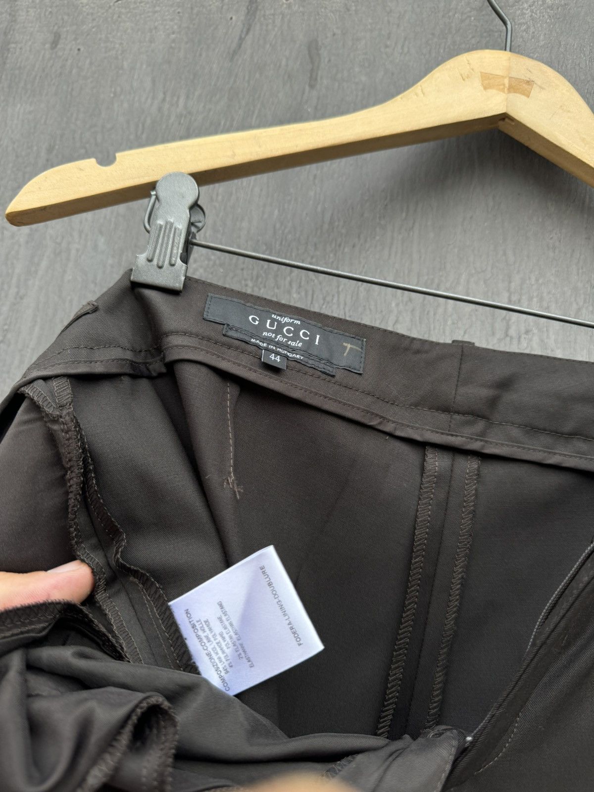 Gucci Gucci Uniform dress brown pants size 44 Size 30" / US 8 / IT 44 - 2 Thumbnail