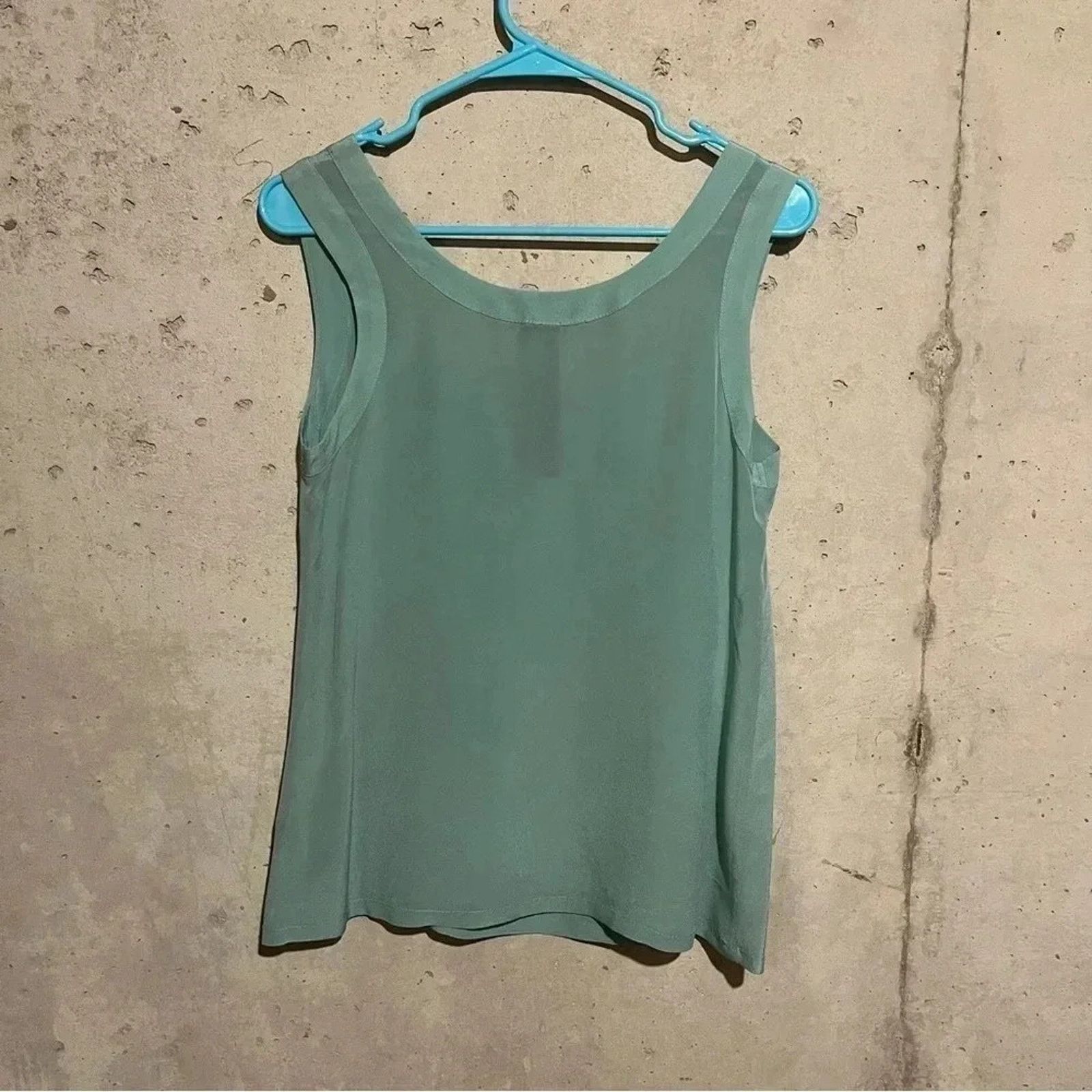 Other Olivaceous Green Summer Silk Flowy Loose Tank Top Women Sz S Size S / US 4 / IT 40 - 5 Thumbnail