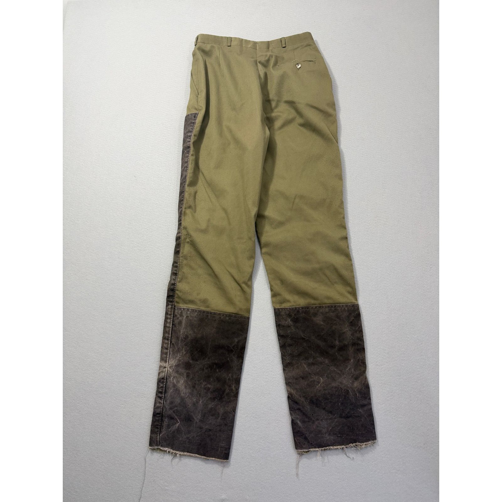 Vintage Vintage Staffords Hunting Pants 30x36 Green Two Tone Canvas Size US 30 / EU 46 - 8 Thumbnail