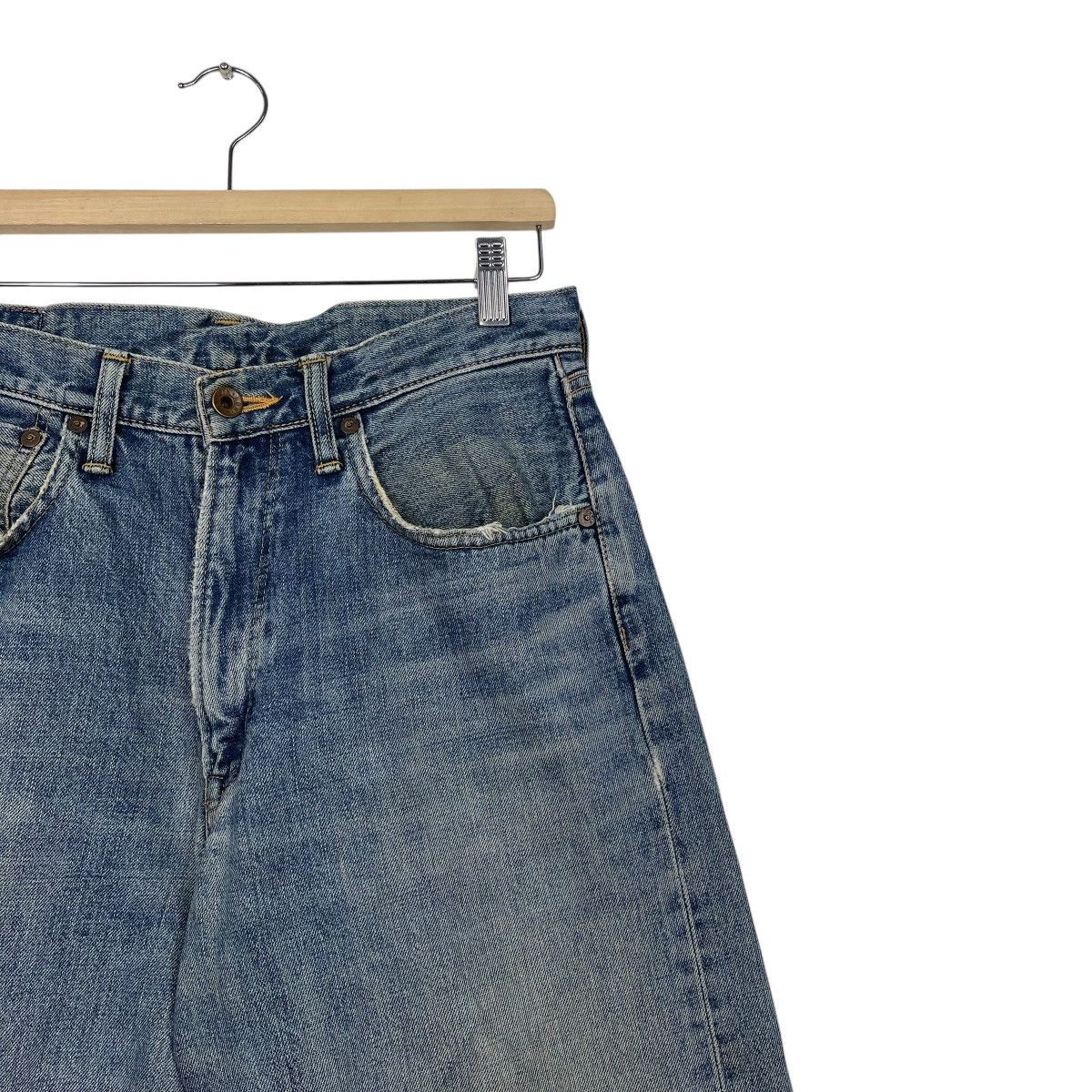 Japanese Brand Edwin 505 Faded Dirty / Faded Blue Selvedge Jeans W 30 Size US 30 / EU 46 - 5 Thumbnail