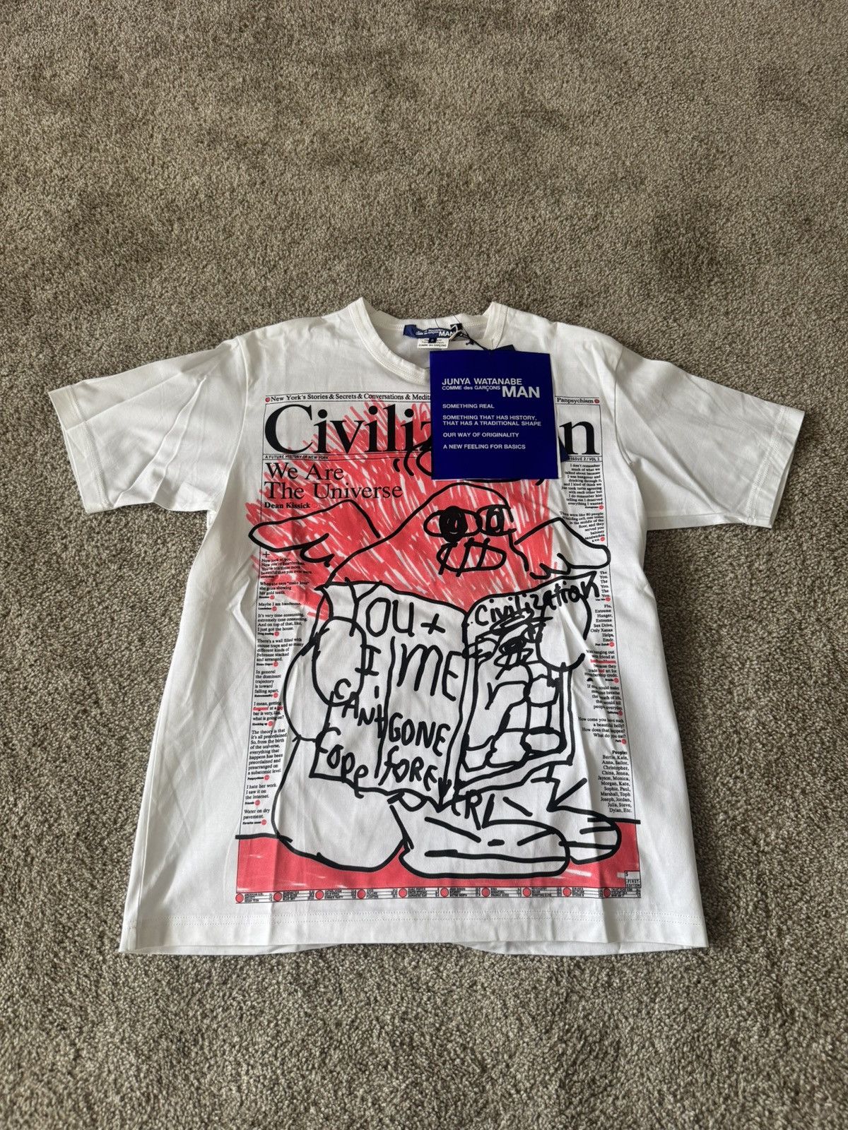 Junya Watanabe Civilization Tee NWT Size US S / EU 44-46 / 1 - 1 Thumbnail