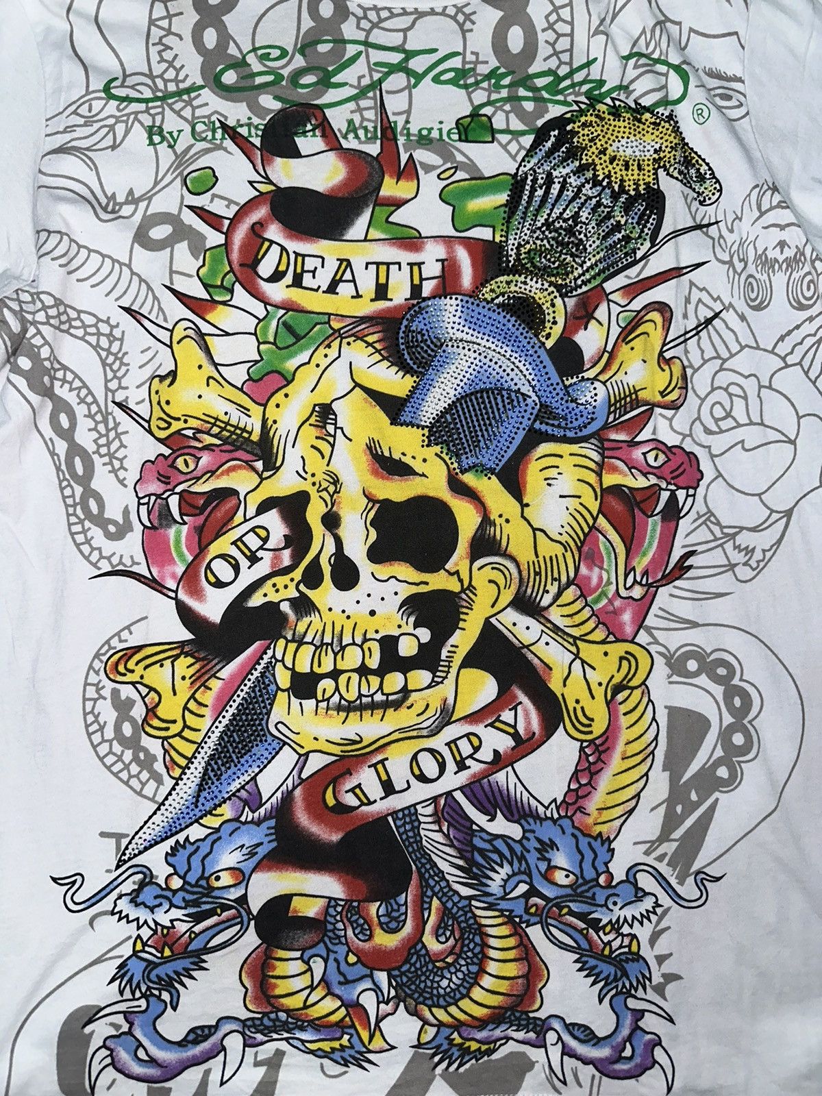 Ed Hardy × Vintage Ed Hardy t shirt Size US XL / EU 56 / 4 - 3 Thumbnail