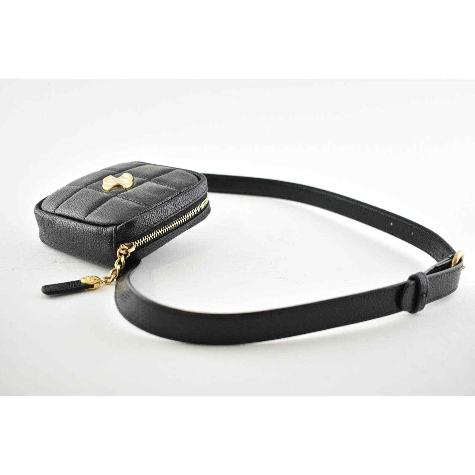 Chanel Chanel Caviar Quilted Gold CC Waist Fanny Pack Bum Belt Bag Size ONE SIZE - 7 Thumbnail