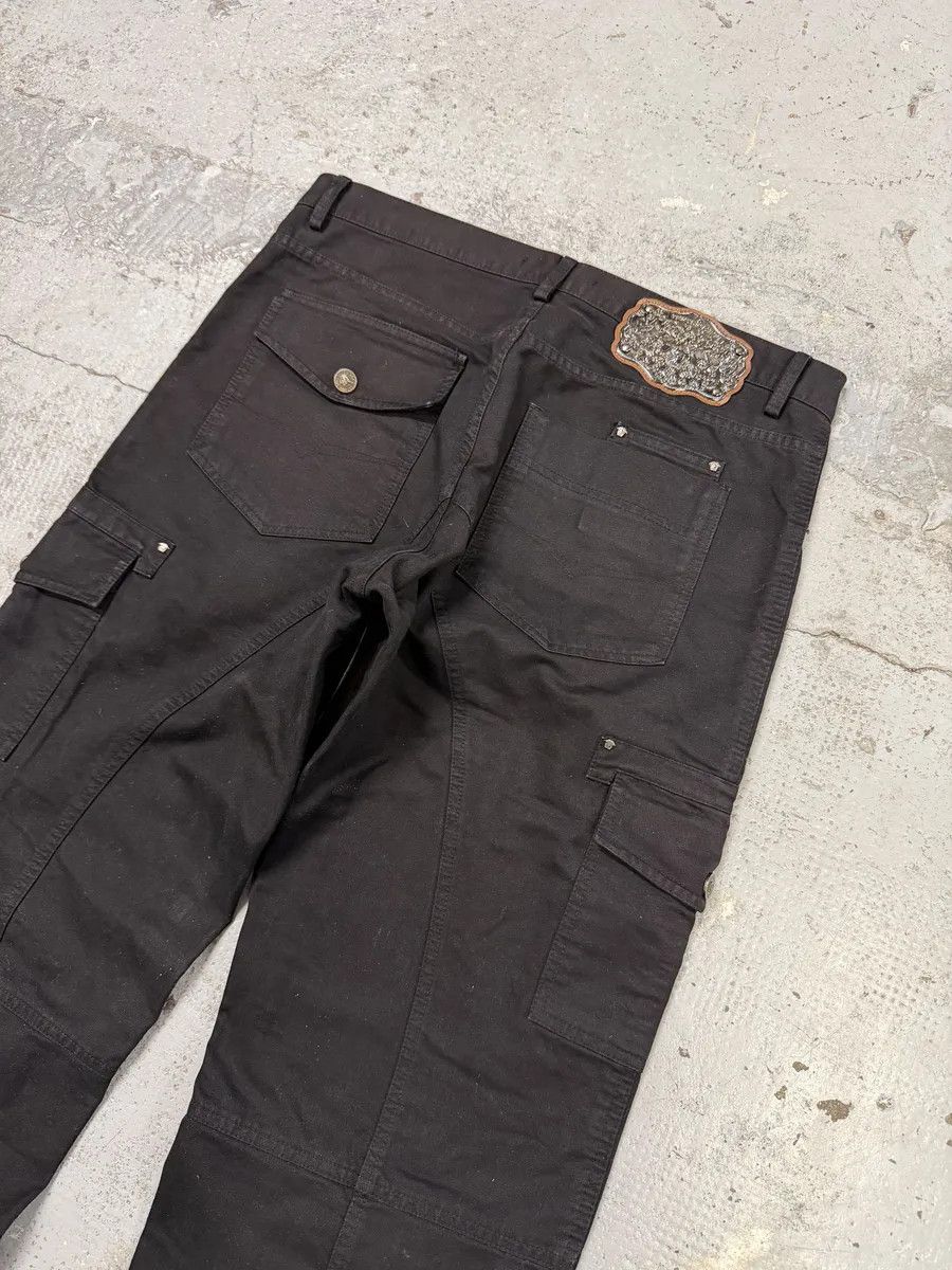 Versace AW2003 Versace Black Utility Cargo Pants Size US 33 - 7 Thumbnail
