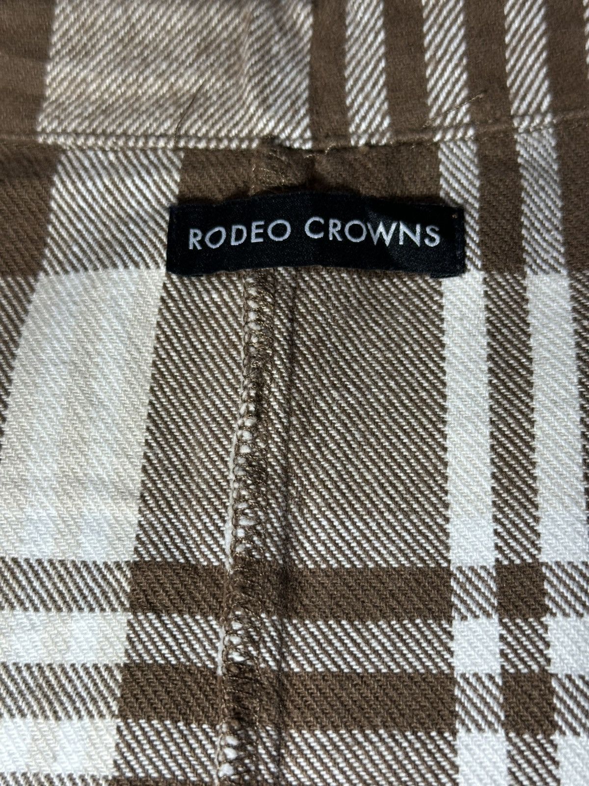 Japanese Brand Rodeo Crowns oversized boxy checked flannel shirt Size US XXL / EU 58 / 5 - 6 Thumbnail