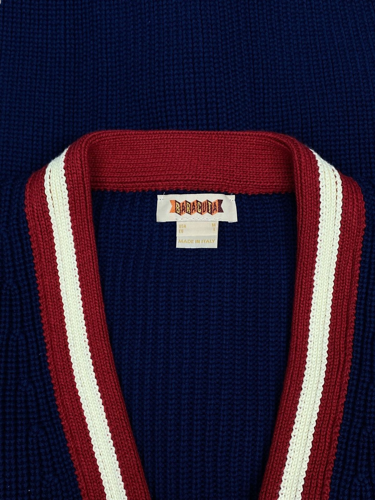 Baracuta Baracuta Cotton Knit Cardigan Vest Sweater Fisherman Grandpa Size US M / EU 48-50 / 2 - 11 Thumbnail