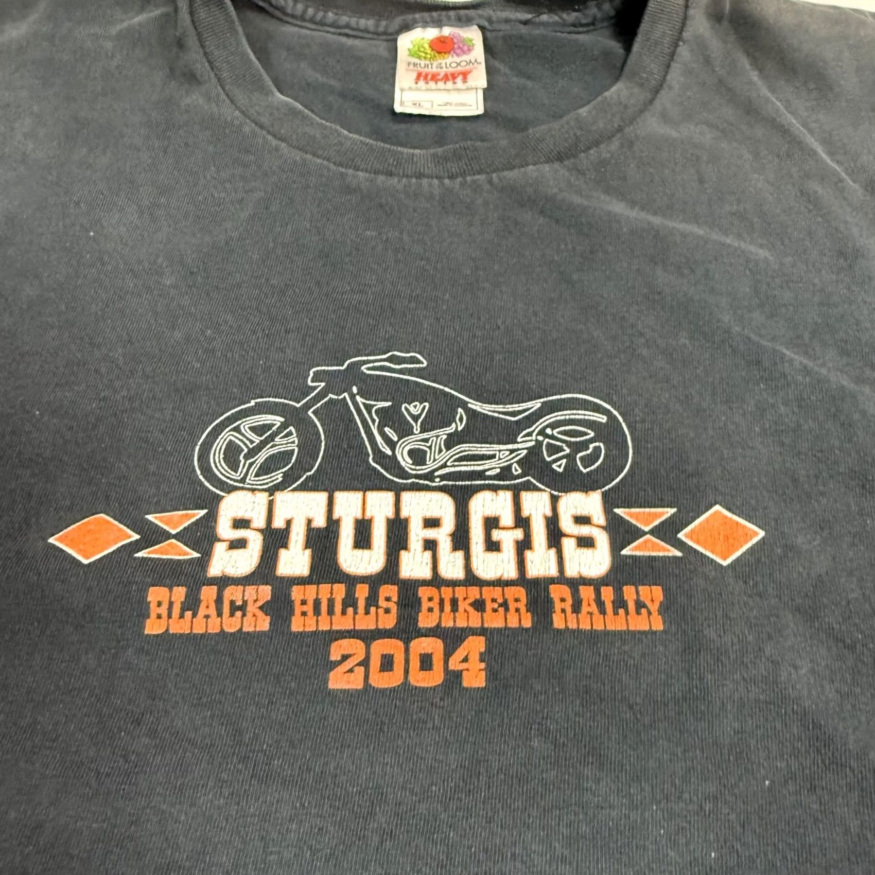Fruit Of The Loom Fruit Of The Loom Black Shirt Sturgis Black Hills Rally 2004 Sleeveless Men's XL Size US XL / EU 56 / 4 - 5 Thumbnail