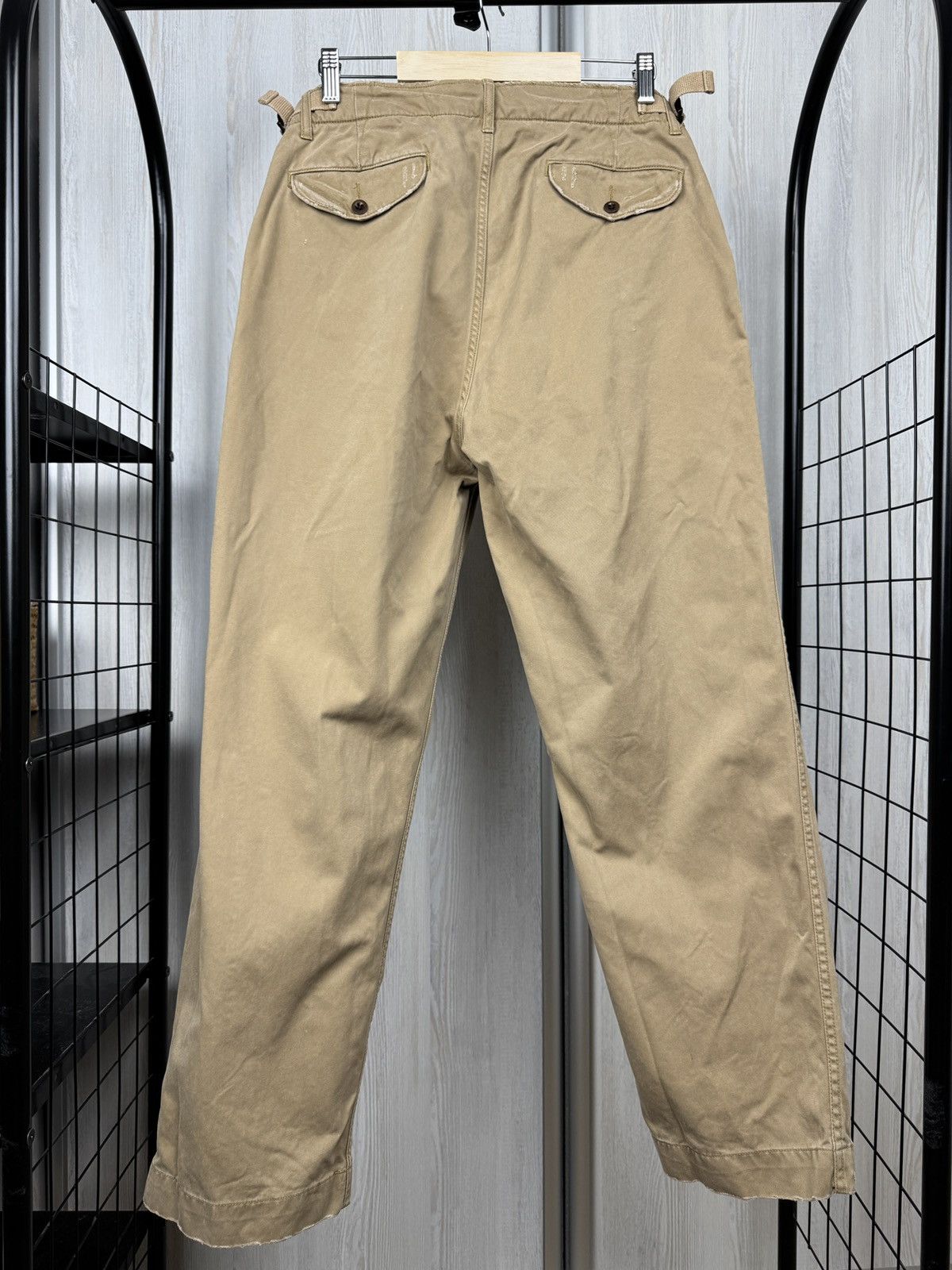 Polo Ralph Lauren Polo Ralph Lauren 67-RL-1T202 Distressed Military Chinos Size US 33 - 1 Thumbnail