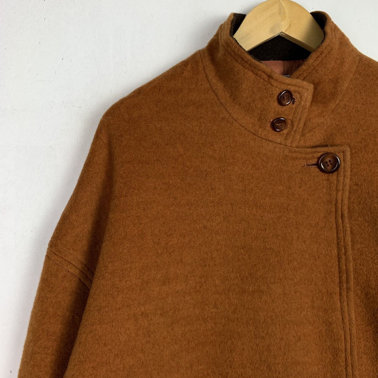 Japanese Brand × Vintage Vintage Japanese Brand Wool Coat Size US XXL / EU 58 / 5 - 5 Thumbnail