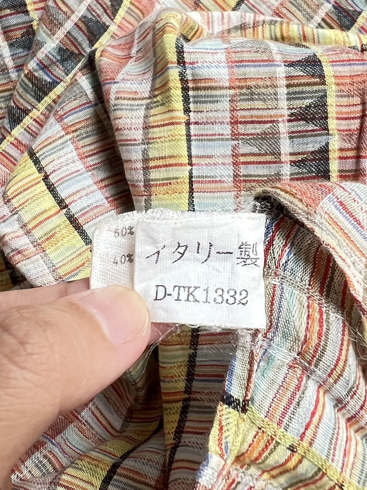 Missoni MISSONI SPORT Signature Motive Shirt Size 54L - 10 Thumbnail
