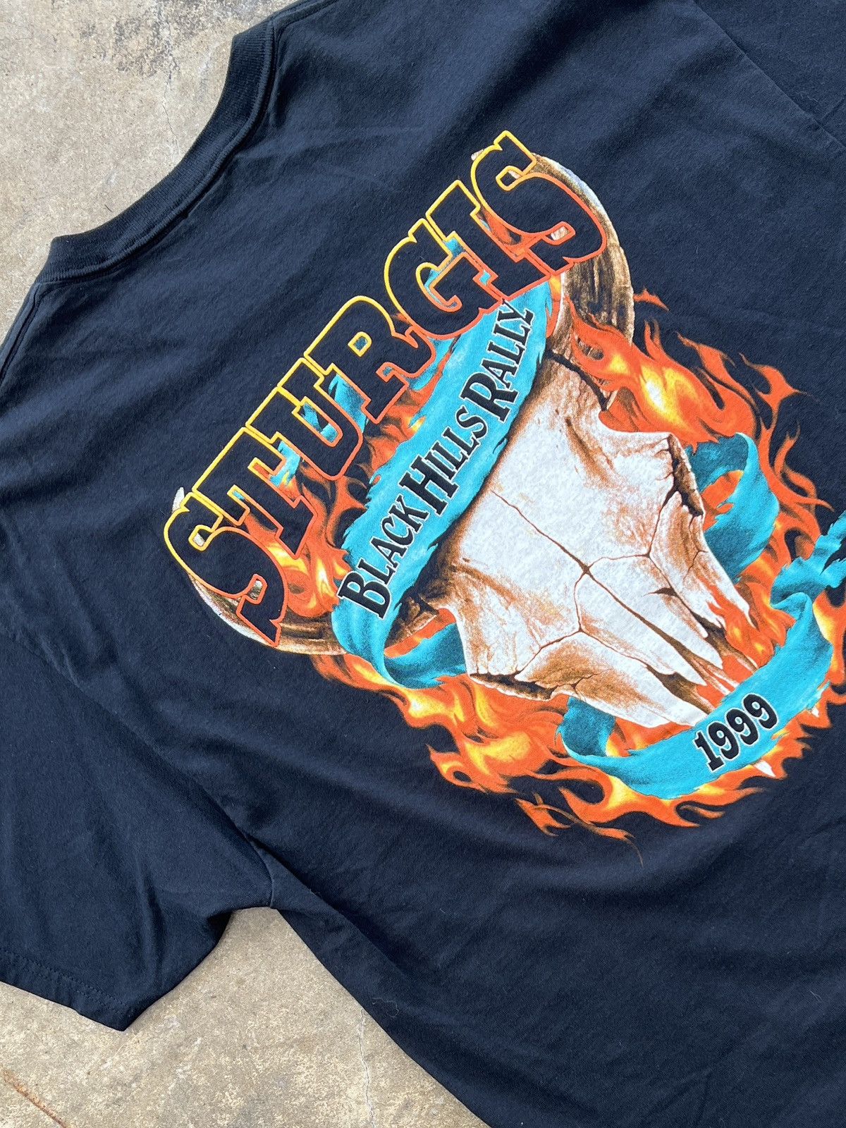 Harley Davidson Vintage 1999 Sturgis Black Hills Rally Forged Souls Tee XL Size US XL / EU 56 / 4 - 1 Thumbnail