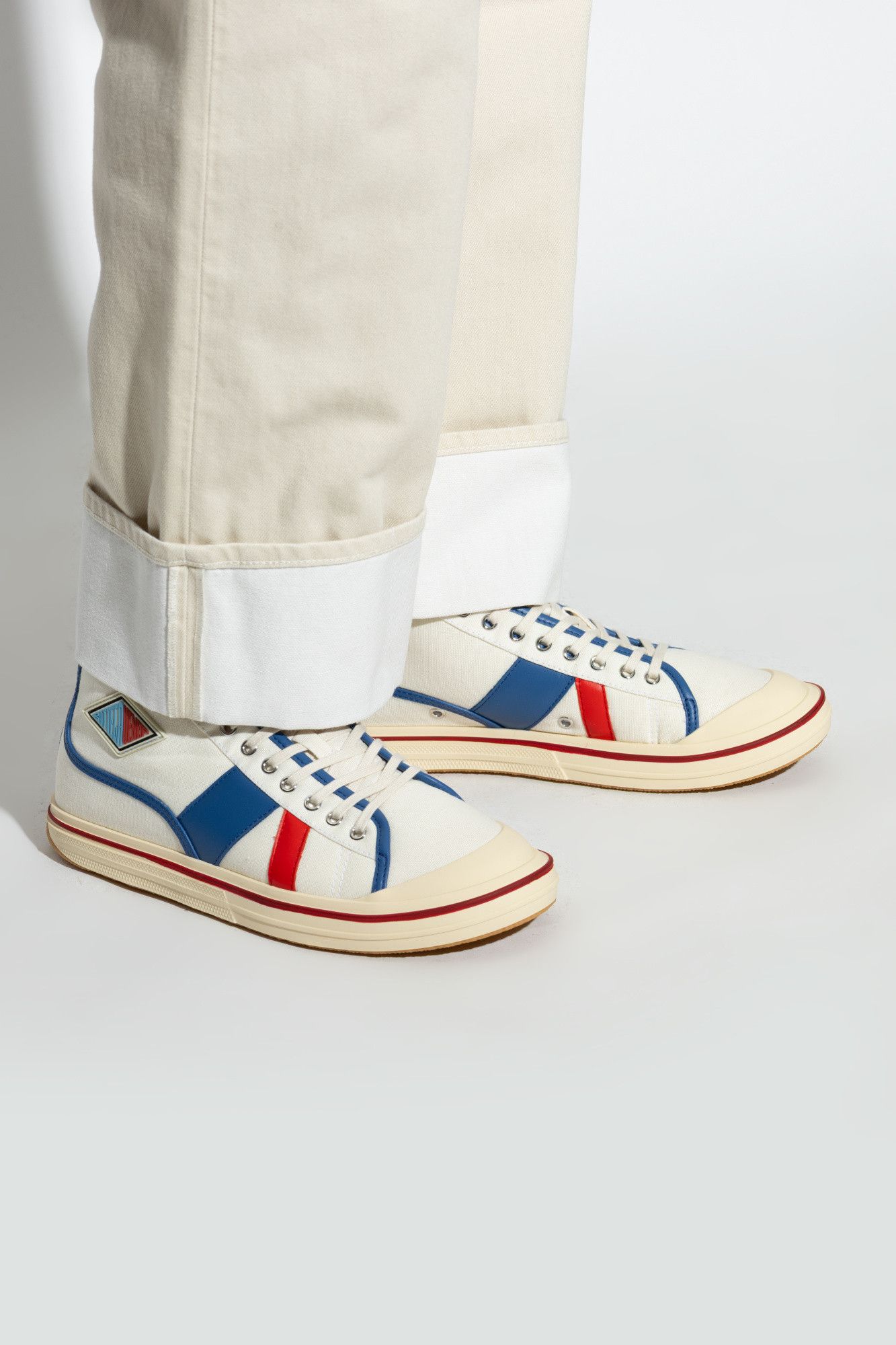 Bottega Veneta o1bcso1str0526 Eliot Sneakers in Multicolor Size US 12 / EU 45 - 2 Thumbnail