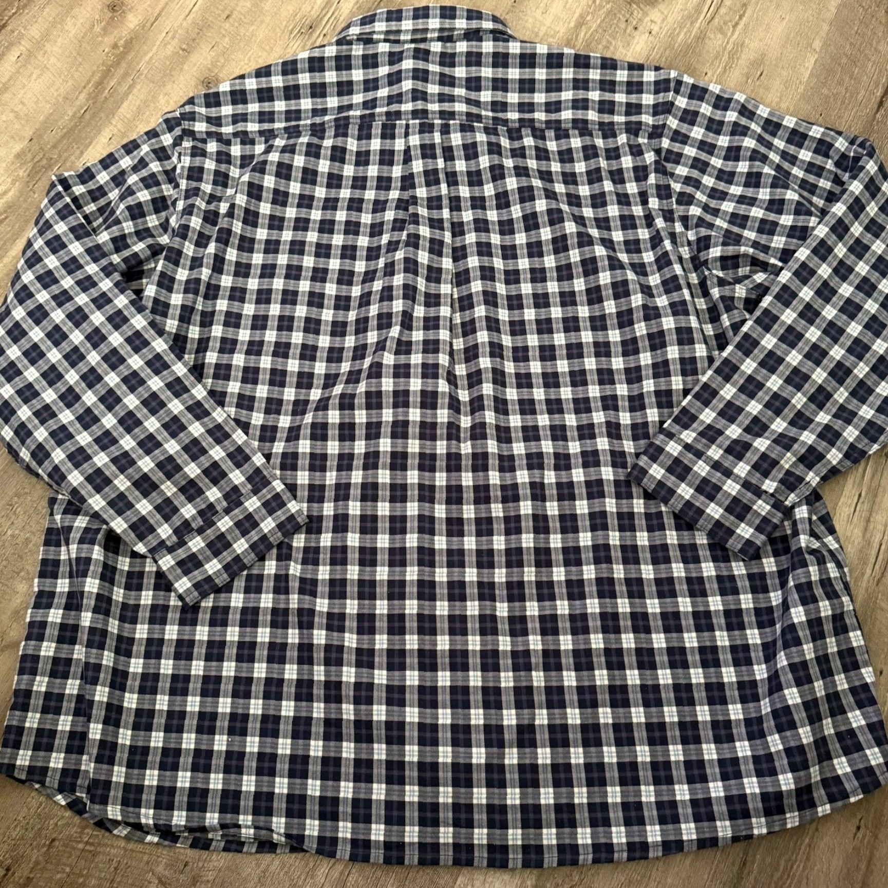 Vintage Berne Shirt Mens 4XLT Button-Up Plaid Blue Cotton Blend Workwear Tunic? Size US XXL / EU 58 / 5 - 5 Thumbnail