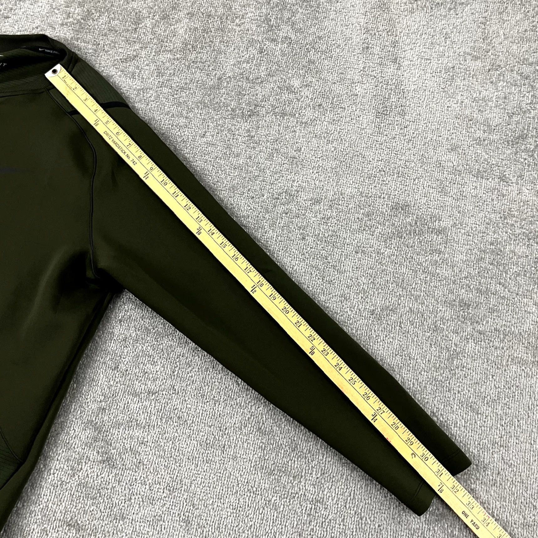 Nike VINTAGE: No – but since not vintage, skip. Full optimized title: Nike Pro Jacket Mens XL Green Full Zip Training Golf Running BV5568-355 Size US XL / EU 56 / 4 - 6 Thumbnail
