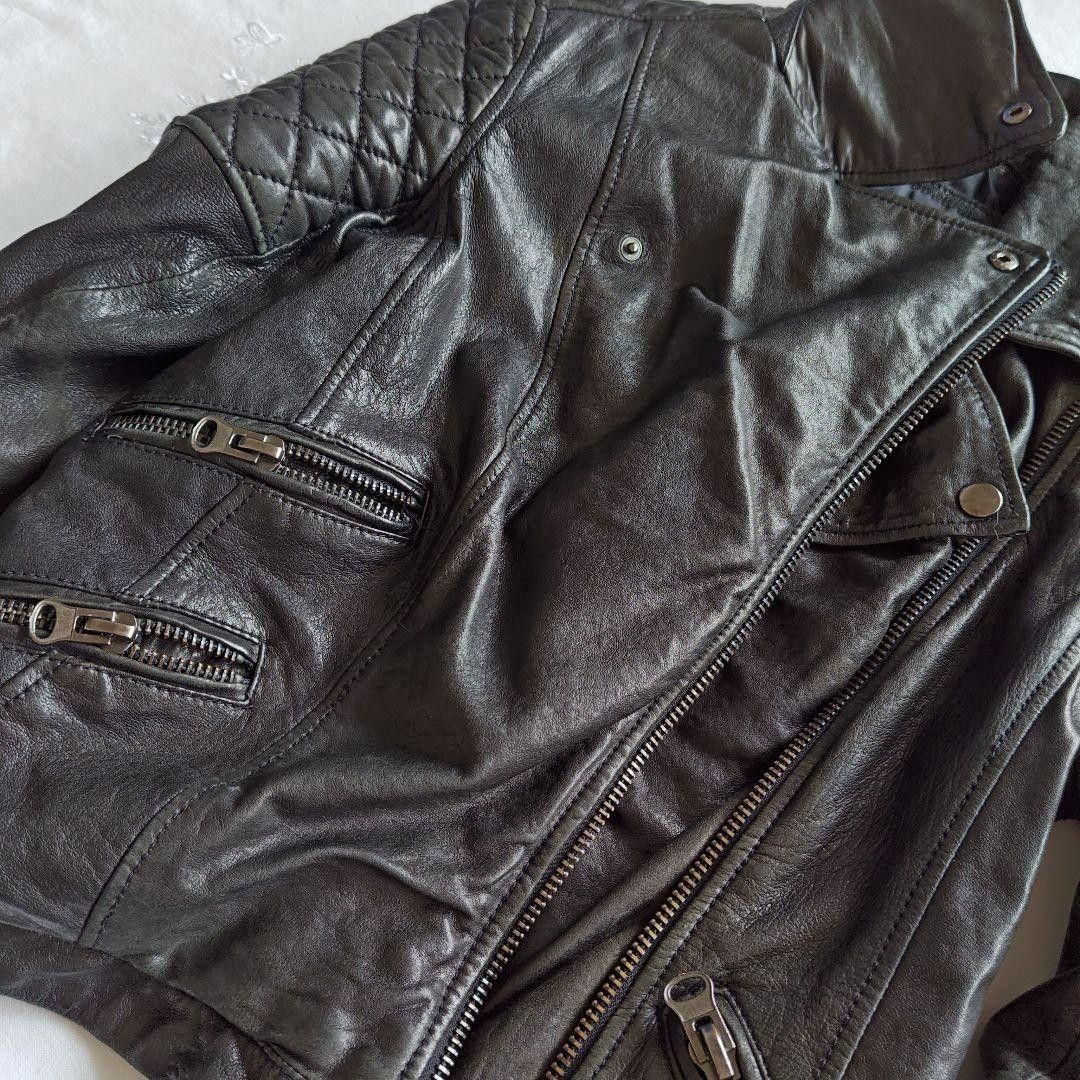 Zara Zara leather biker jacket Size M / US 6-8 / IT 42-44 - 4 Thumbnail