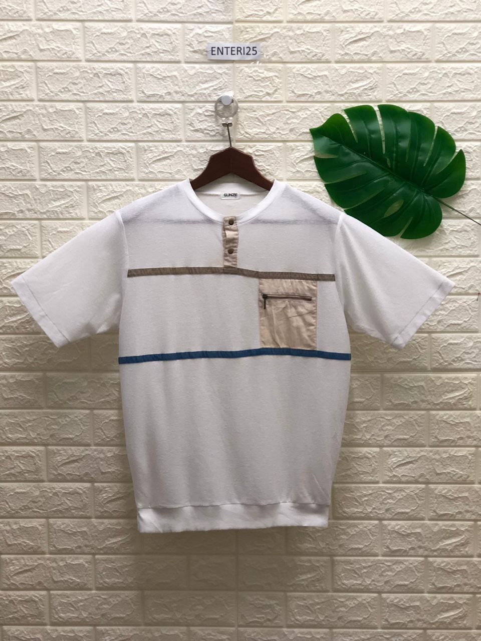 Vintage vintage Gunze shirt japan streetwear Size US L / EU 52-54 / 3 - 1 Thumbnail
