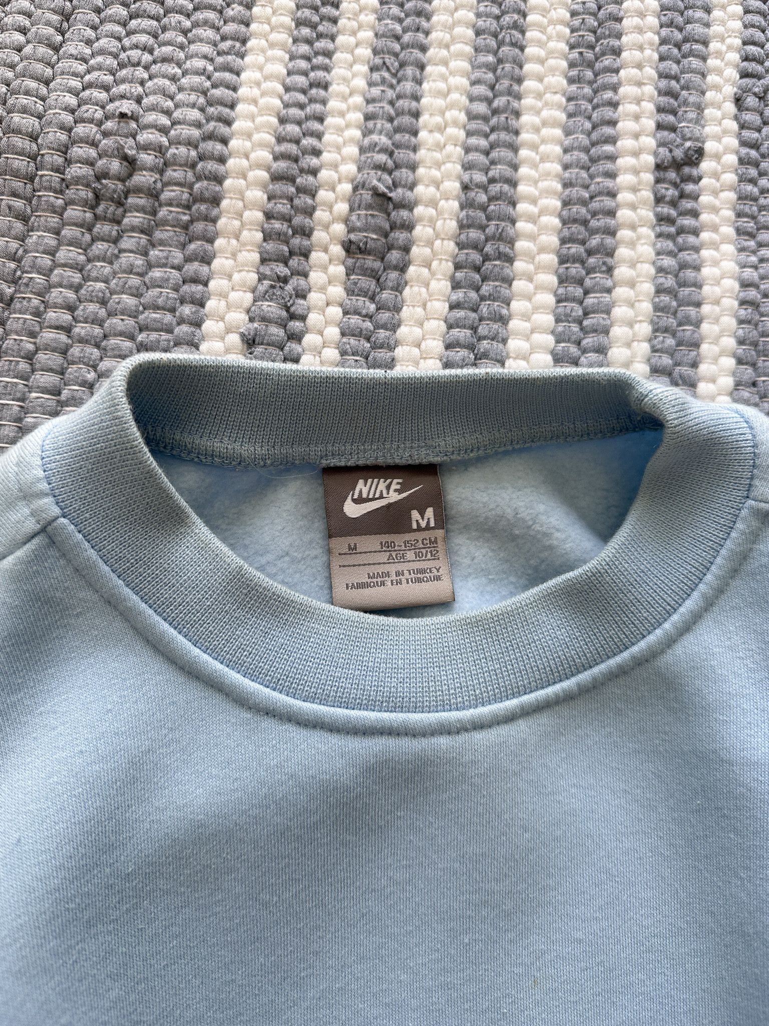 Nike Vintage Y2K Nike Blue Sweatshirt Size S / US 4 / IT 40 - 5 Thumbnail