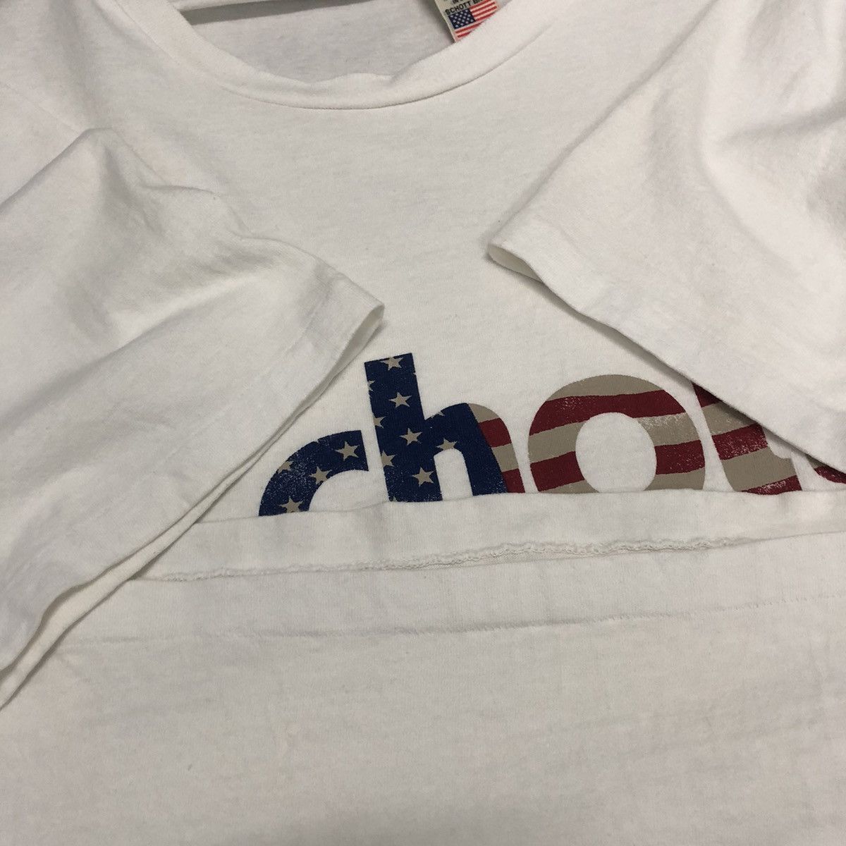 Schott × Vintage Vtg Schott NYC Spell Out Logo Tshirt Size US XXL / EU 58 / 5 - 6 Thumbnail
