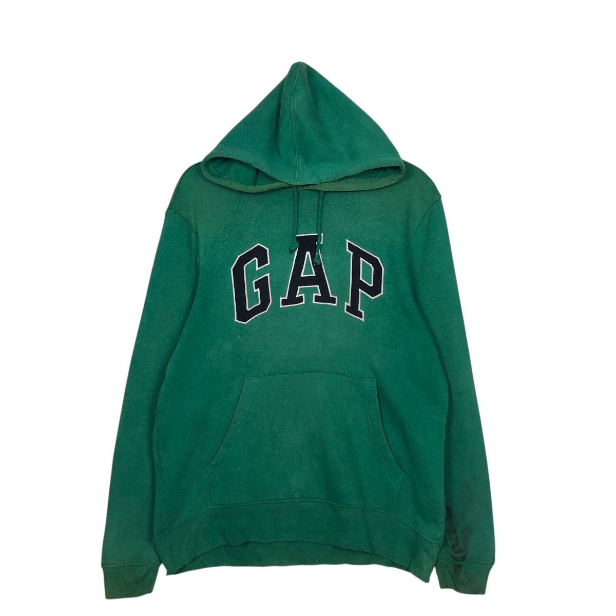 Gap 📌Rich Green Gap Hoodie Pull Over Spell Out Big Logo Size US S / EU 44-46 / 1 - 2 Thumbnail