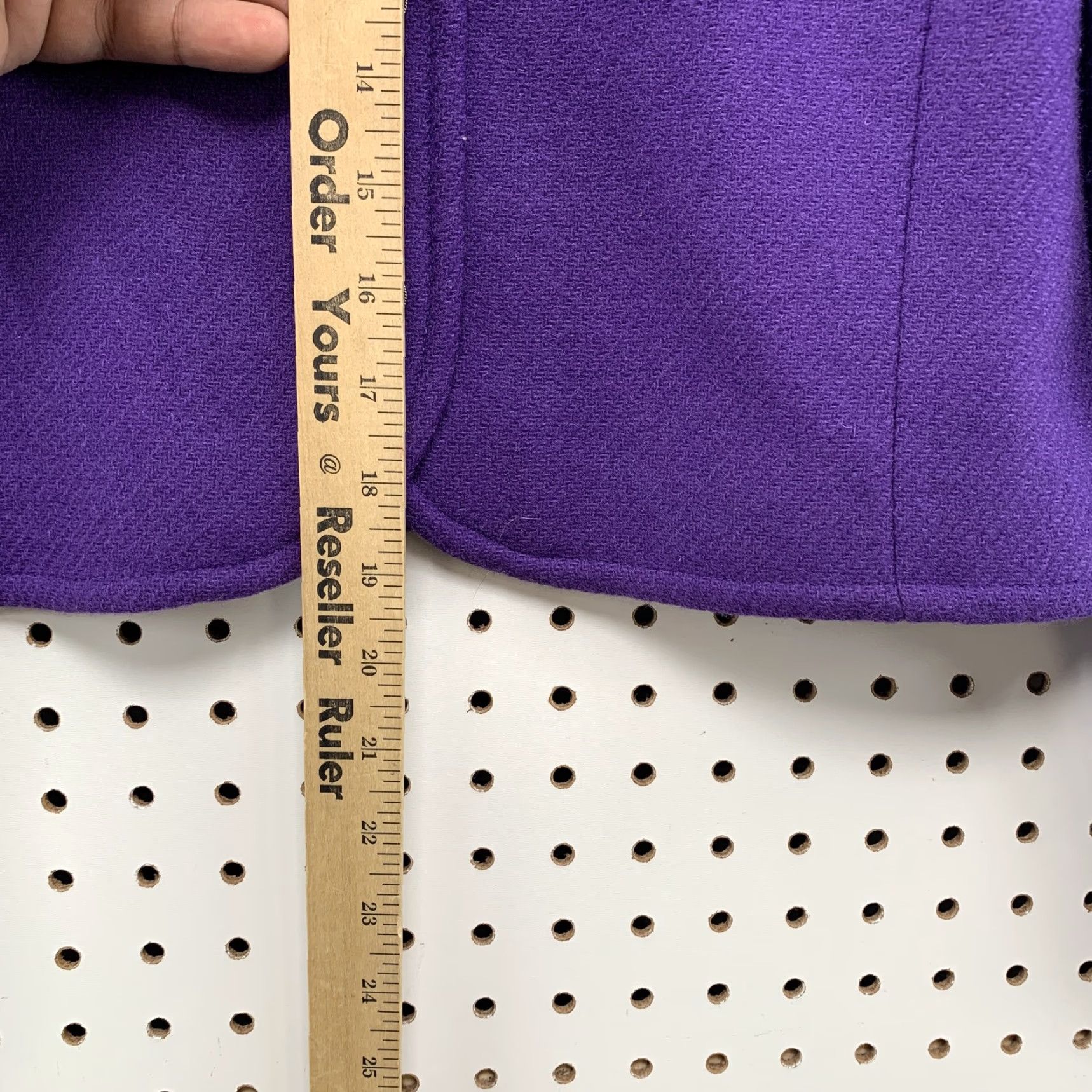 Pendleton VINTAGE Pendleton Wool Blazer Jacket Women's Medium Purple Cardigan USA Size M / US 6-8 / IT 42-44 - 6 Thumbnail