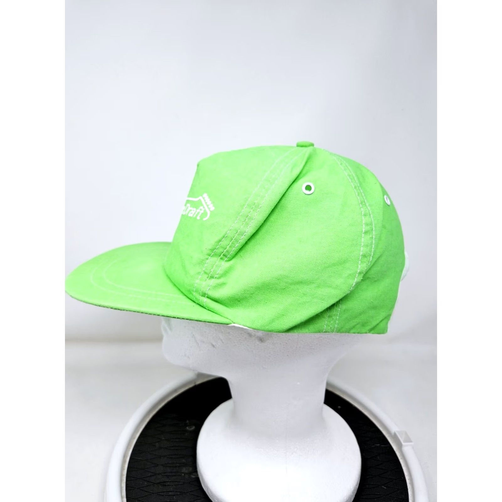 Vintage VINTAGE Miller Genuine Draft 80s Neon Green Adjustable Hat Baseball Cap Mens One Size Green 80s Beer Size ONE SIZE - 5 Thumbnail