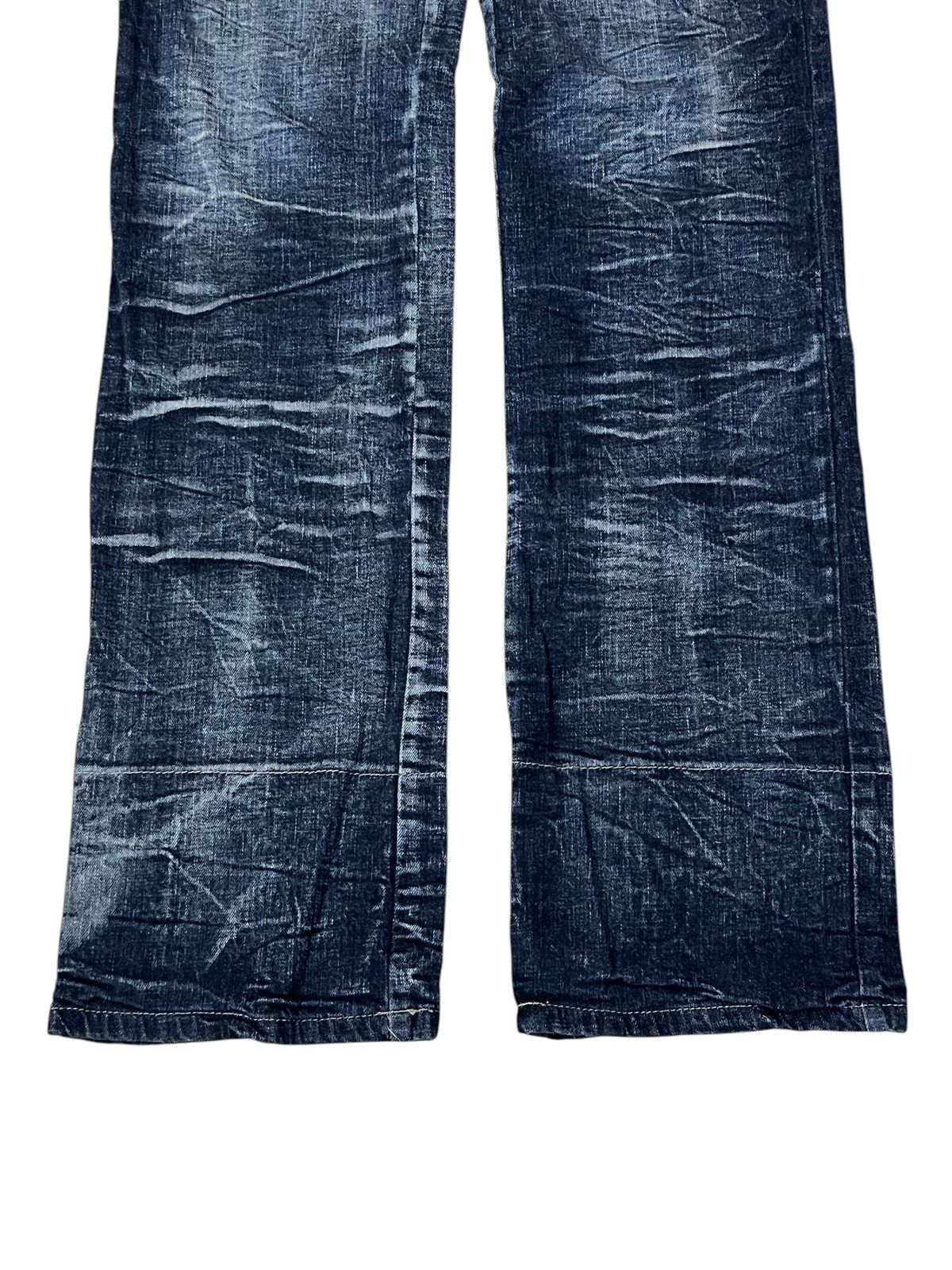 Japanese Brand SICK🔥JAPANESE BRAND DIRTY WOLF DOUBLE WAIST JEANS/DENIM Size US 31 - 3 Thumbnail
