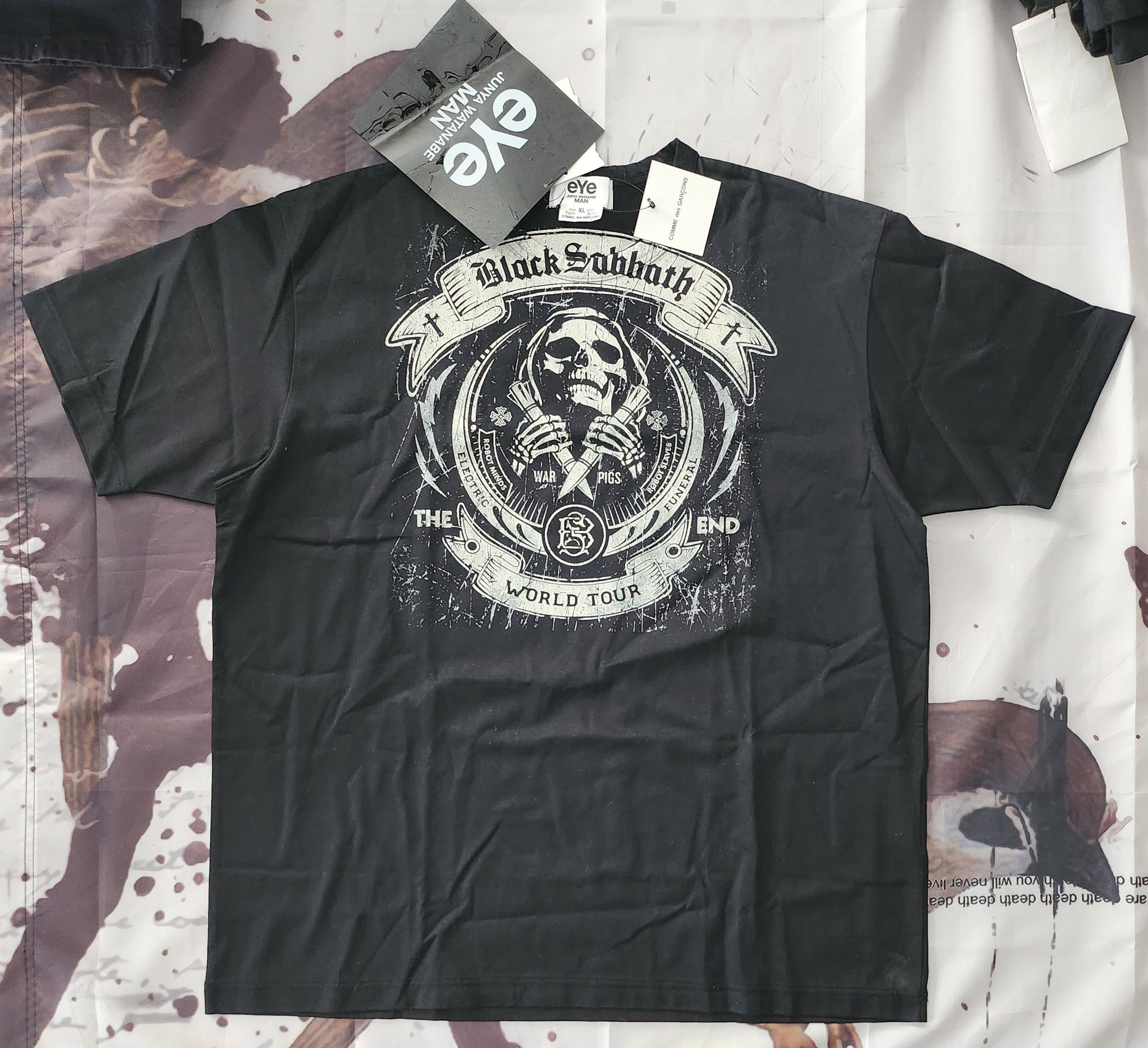 Band Tees eYe CdG Black Sabbath Tee Size US XL / EU 56 / 4 - 1 Thumbnail