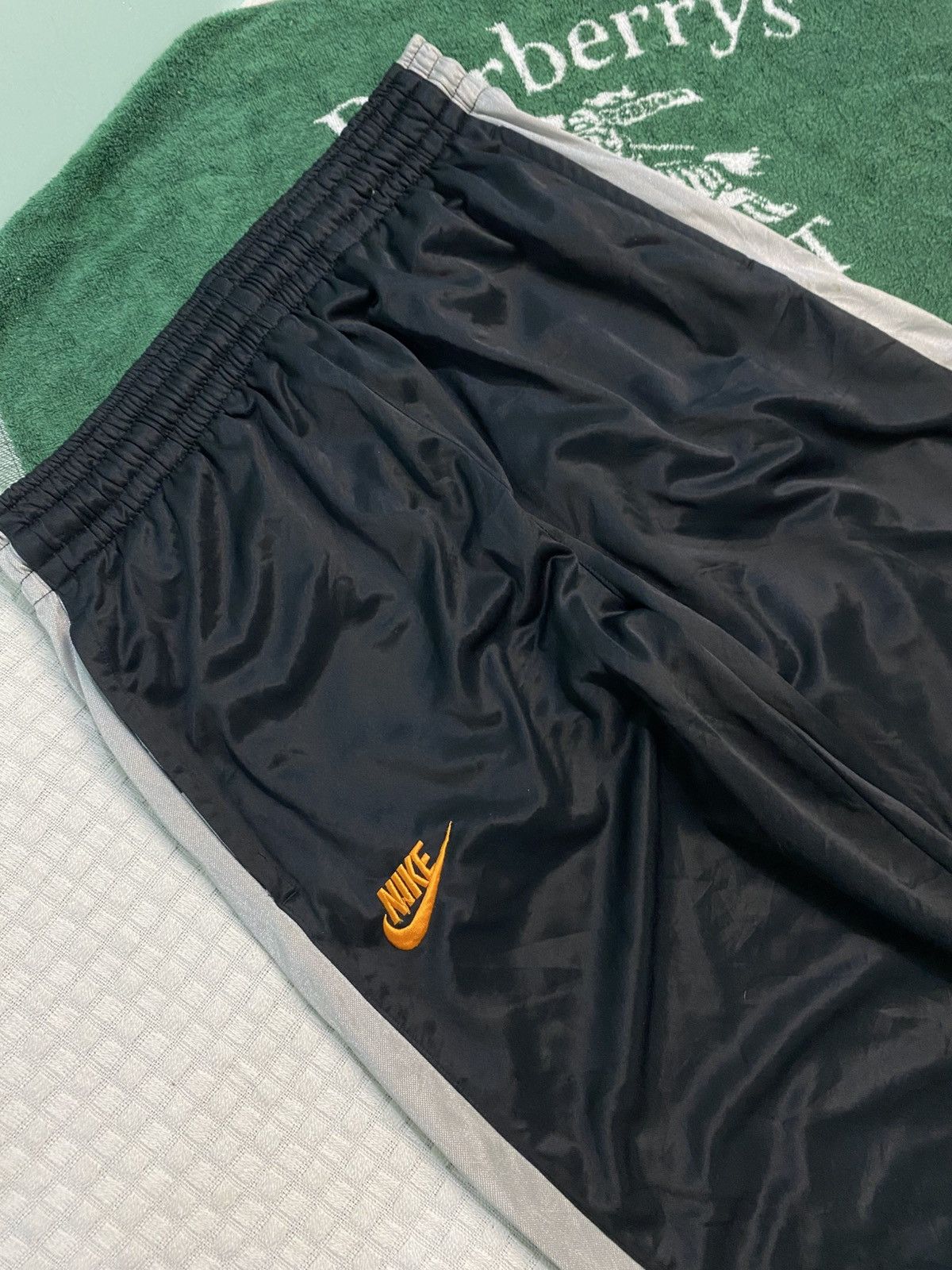 Carhartt Wip × Nike 💥 VINTAGE NIKE SUPER BAGGY 90S WIDE LEG TRACK PANTS Y2K Size US 30 / EU 46 - 5 Thumbnail