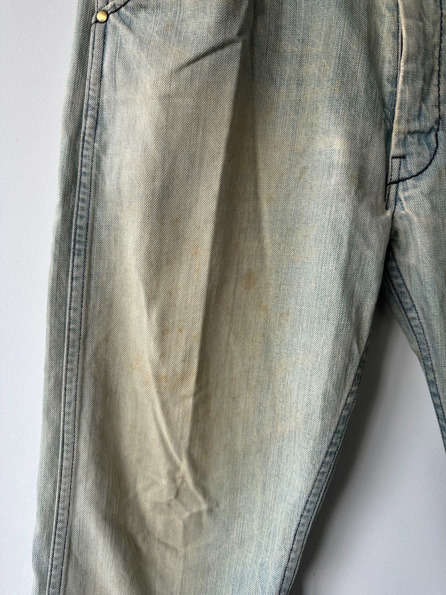 Number (N)ine (n)ine 02ss mud-dyed indigo jeans size 2 Size US 32 / EU 48 - 4 Thumbnail
