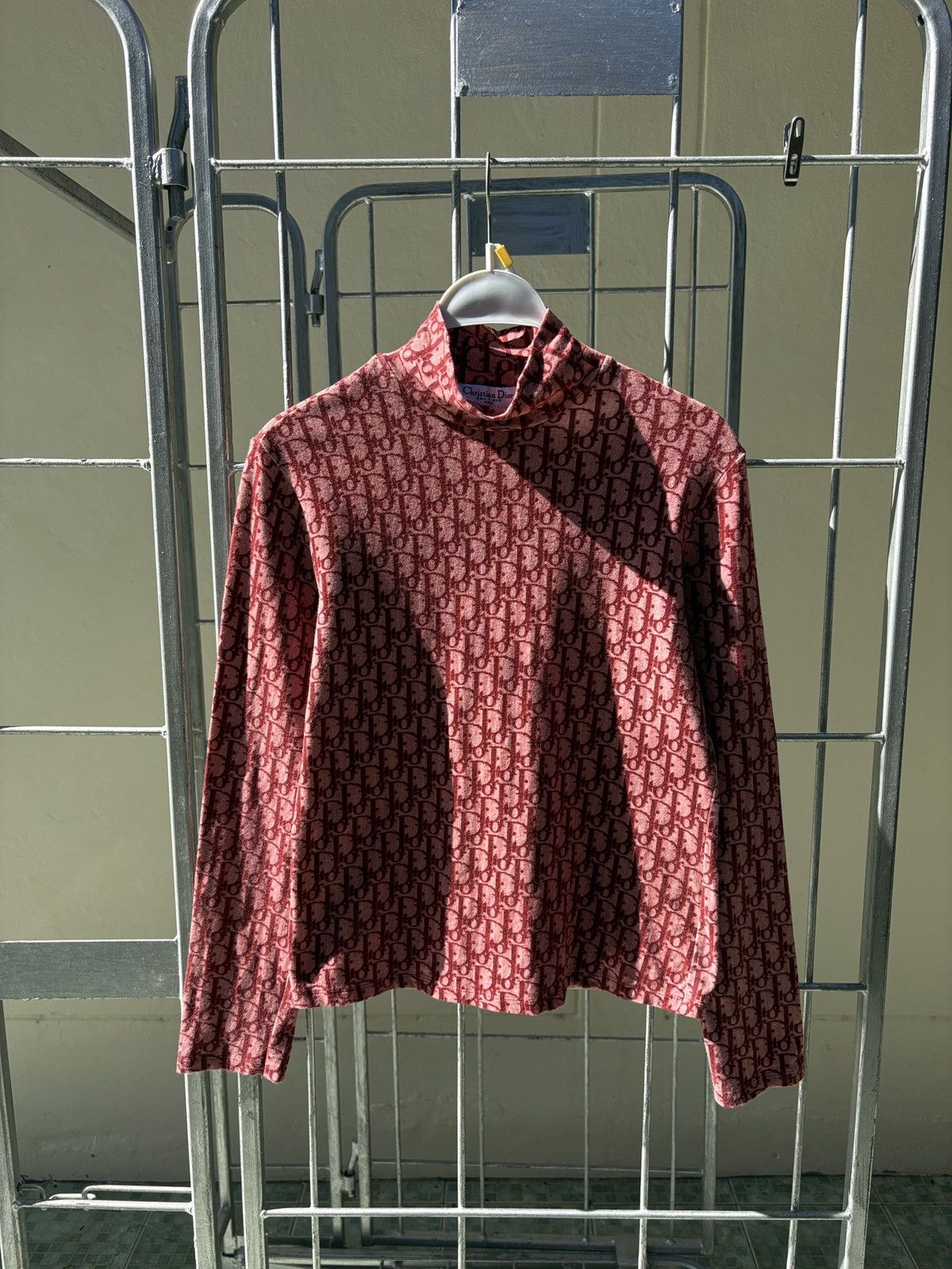 Dior Christian Dior CD Y2K monogram turtleneck long sleeves tee Size L / US 10 / IT 46 - 1 Thumbnail