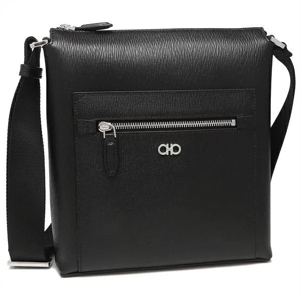 o1s1rm0924 Size: OS / Gancini Crossbody Bag in Black