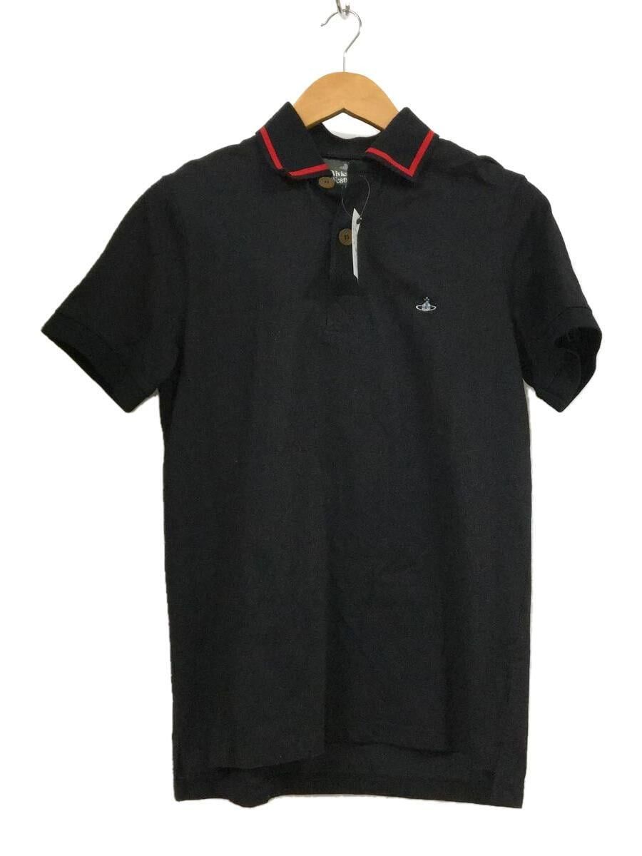 image of Vivienne Westwood Orb Polo in Black, Men's (Size Small)
