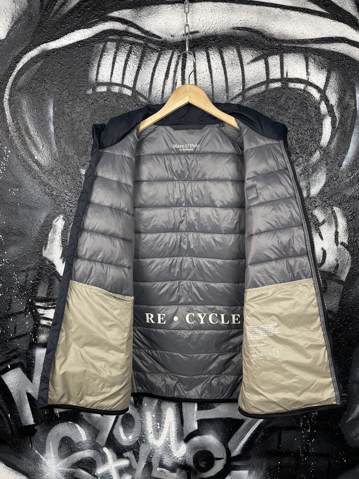 Marc O'Polo Marc O’ Polo Quilted Dark Blue Vest Recycled Fabric Men’s L Size US L / EU 52-54 / 3 - 8 Thumbnail