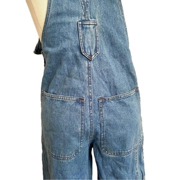 Guess Vintage Guess Straight Leg Denim Bib Overalls - XS/S Size 28" / US 6 / IT 42 - 10 Thumbnail