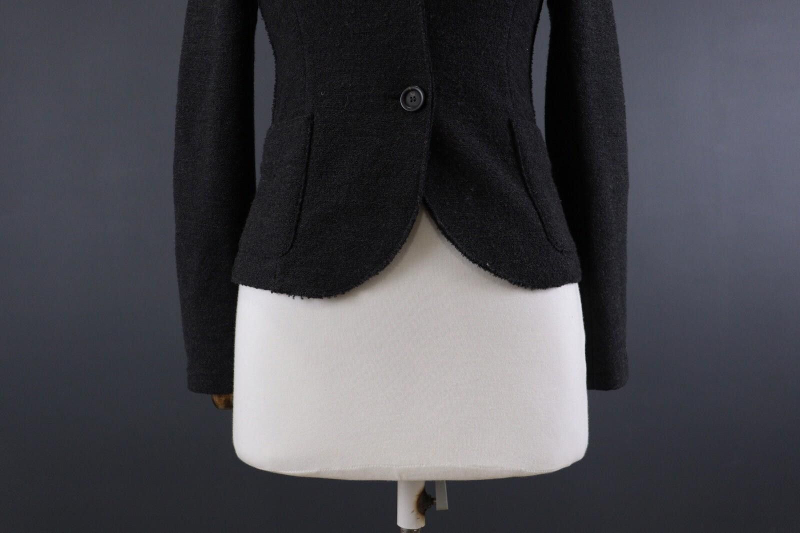 Harris Wharf London Harris Wharf London Wool Designer Coat Jacket Size 36 IT 40 Size M / US 6-8 / IT 42-44 - 3 Thumbnail