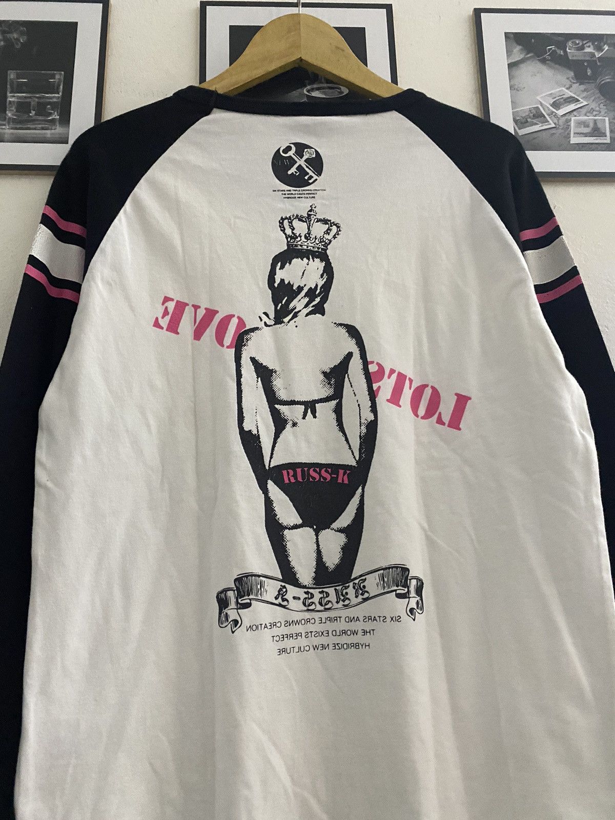 Hysteric Glamour Y2k Russ-k 'Hysteric style' poem grunge longsleeve Size US L / EU 52-54 / 3 - 4 Thumbnail