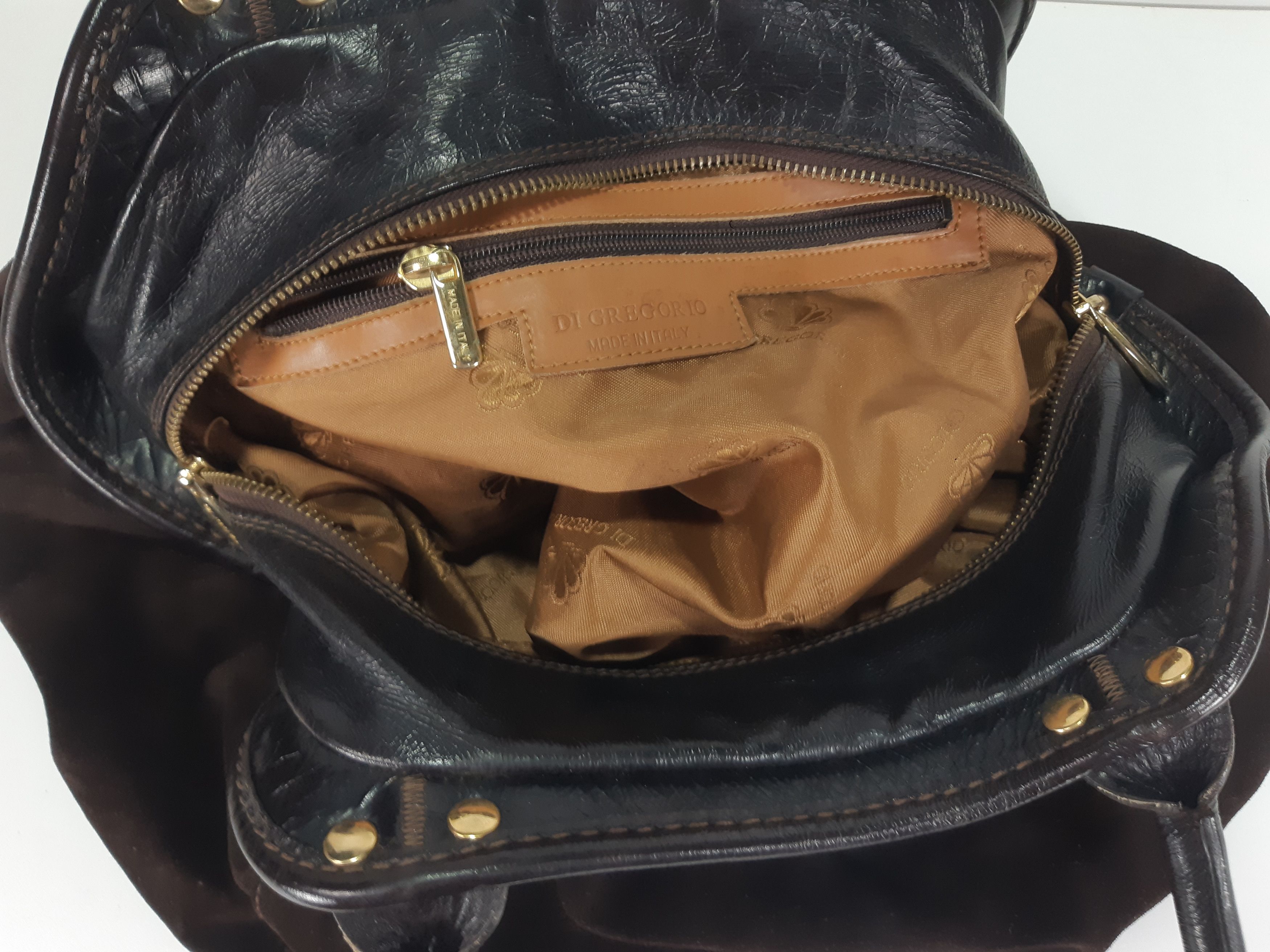 Other Vintage DI GREGORIO Italy Leather Bag Size ONE SIZE - 9 Thumbnail